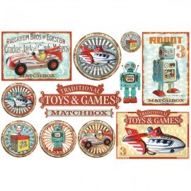 STAMPERIA-PAPIER RYŻOWY 48x33 TOYS & GAMES