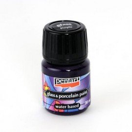 PENTART FARBA DO PORCELANY FIOLETOWY 30 ml