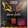 PENTART FOLIA 3D MAGENTA 14x14cm/5 ARKUSZY