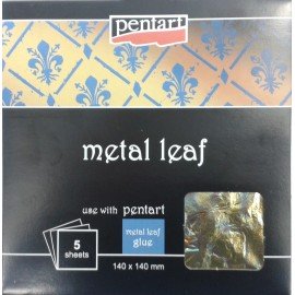 PENTART-FOLIA MELANŻ 2 14x14cm 5 ARKUSZY