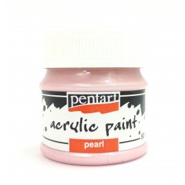 PENTART FARBA PERŁOWA 50 ml RÓŻOWY