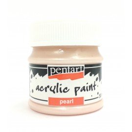 PENTART FARBA PERŁOWA 50 ml BRZOSKWINIOWY