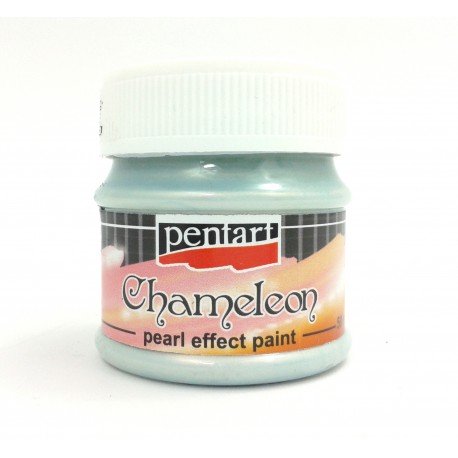 PENTART-FARBA AKRYLOWA 50 ml CHAMELEON NIEBIESKO-BRZOSKWIN.