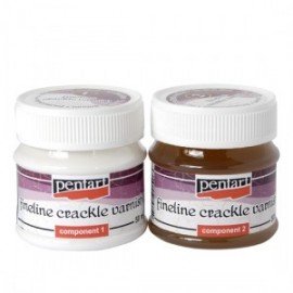 PENTART CRACKLE DELIKATNE 50ml 2-SKŁADNIKOWE