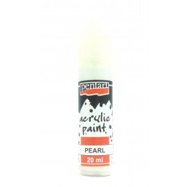 PENTART-FARBA PERŁOWA 20 ml BIAŁY
