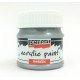 PENTART-FARBA AKRYLOWA 50 ml METALICZNY SREBRNY
