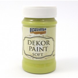 PENTART-FARBA KREDOWA 100 ml ŻÓŁTO-ZIELONY