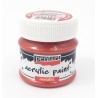 PENTART FARBA AKRYLOWA 50 ml METALICZNA ZŁOTA CZERWIEŃ