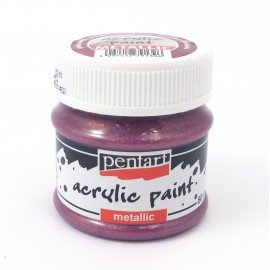 PENTART-FARBA AKRYLOWA 50 ml METALICZNA LILIOWE ZŁOTO