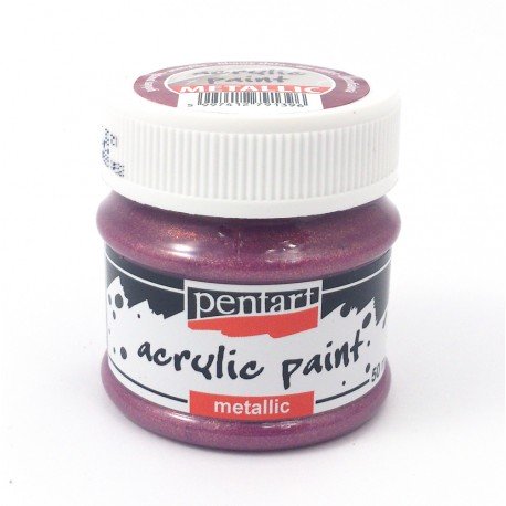 PENTART-FARBA AKRYLOWA 50 ml METALICZNA LILIOWE ZŁOTO