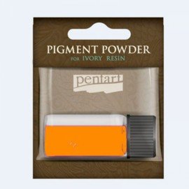 PENTART-PROSZEK PIGMENTOWY 3g ORANGE NEON DO KOŚCI SŁONIOWEJ
