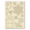 STAMPERIA DREWNIANE DEKORY A5 BEST WISHES