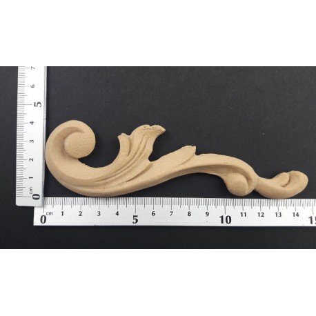 FLEXI-DEKOR DRZEWNY 13,5cm ORNAMENT LUSTRZANY LEWY