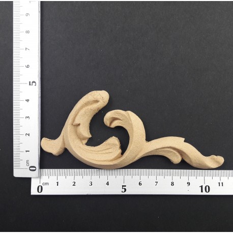 FLEXI-DEKOR DRZEWNY 11cm ORNAMENT LUSTRZANY LEWY