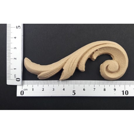 FLEXI-DEKOR DRZEWNY 10cm ORNAMENT LUSTRZANY LEWY