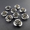 PENTART METAL KWIAT RÓŻYCZKA 2cm 10szt