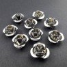PENTART METAL KWIAT RÓŻYCZKA 2cm 10szt