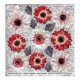 SOSPESO-FOLIA HOLOGRAFICZNA RED GERBERA