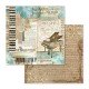 STAMPERIA-BLOK PAPIERÓW SCRAP. 30x30cm MUSIC 10szt
