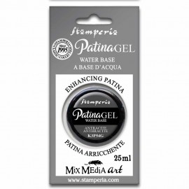 STAMPERIA-PATYNA 25ml ANTRACYT ŻELOWA NA BAZIE WODY