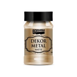 PENTART-FARBA METALICZNA DO MEBLI 100 ml BRĄZOWA
