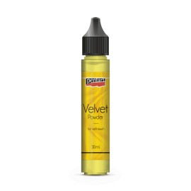 PENTART-VELVET PROSZEK AKSAMIT 30ml CYTRYNOWY