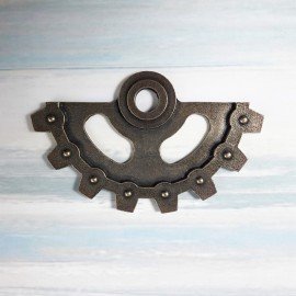 SZTUKA-METAL GALWANIZOWANY KOŁO ZĘBATE 80mm 1/2 OCZKO