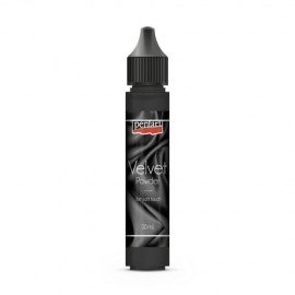 PENTART-VELVET PROSZEK AKSAMIT 30ml CZARNY