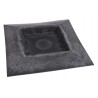 SZTUKA ZD TALERZ DEKORACYJNY 40x40cm PLASTIK szary