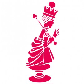 SZTUKA ZD-SZABLON 10x15cm KRÓLOWA