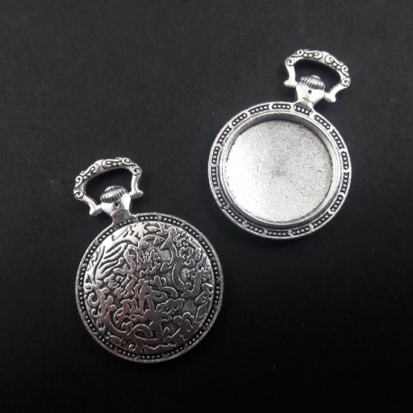 SZTUKA ZD-METAL BAZA 4x2,5cm ZEGAREK KIESZENIOWY 2-STR 2szt