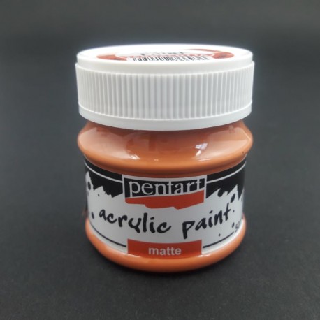 PENTART-FARBA AKRYLOWA 50 ml TERAKOTA CZERWONA