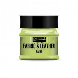 PENTART-FARBA DO TKANIN I SKÓR 50ml LIMONKA