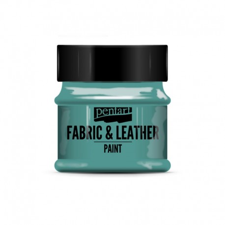PENTART-FARBA DO TKANIN I SKÓR 50ml TURKUS ZIELONY