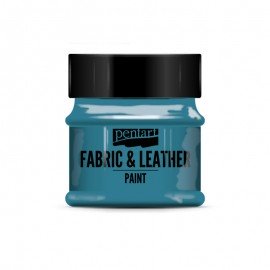 PENTART-FARBA DO TKANIN I SKÓR 50ml TURKUS NIEBIESKI
