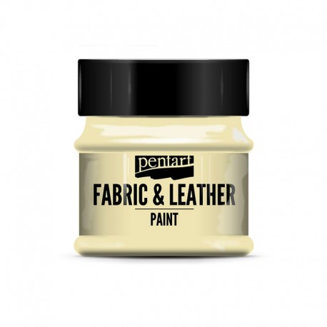 PENTART-FARBA DO TKANIN I SKÓR 50ml KOŚĆ SŁONIOWA