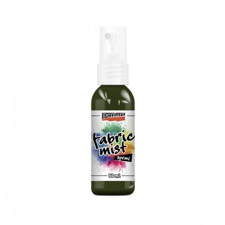 PENTART-FARBA DO TKANIN SPRAY 50ml CIERŃ