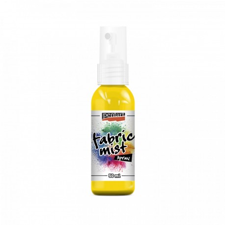 PENTART-FARBA DO TKANIN SPRAY 50ml ŻÓŁTA