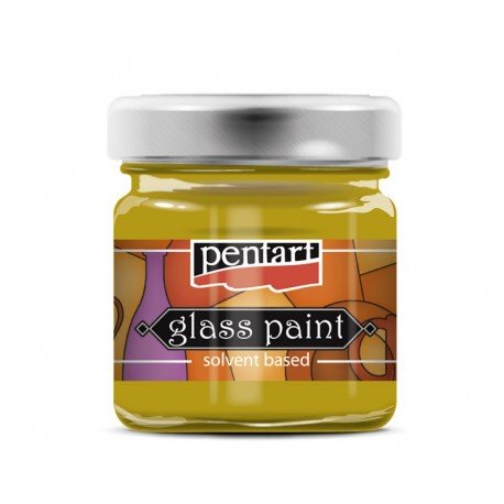 PENTART-FARBA DO SZKŁA 30 ml ZŁOTO METALICZNE