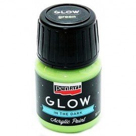 PENTART FARBA GLOW 30 ml ZIELONY