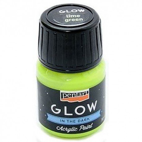 PENTART FARBA GLOW 30 ml LIME