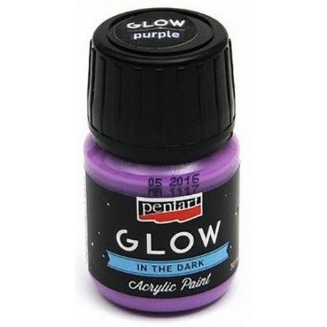 PENTART FARBA GLOW 30 ml LILA