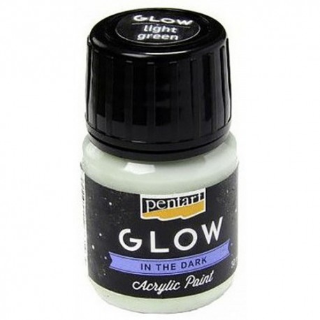 PENTART FARBA GLOW 30 ml JASNY ZIELONY