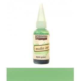 PENTART TUSZ MEDIA INK 20 ml ZIELONE JABŁKO