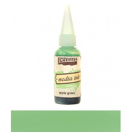 PENTART TUSZ MEDIA INK 20 ml ZIELONE JABŁKO