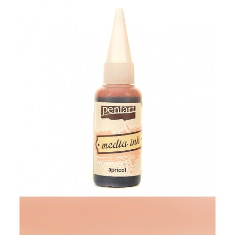 PENTART TUSZ MEDIA INK 20 ml BRZOSKWINIA