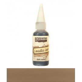 PENTART TUSZ MEDIA INK 20 ml CIEMNY PIASEK
