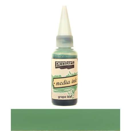 PENTART TUSZ MEDIA INK 20 ml LIŚĆ WINOGRONOWY