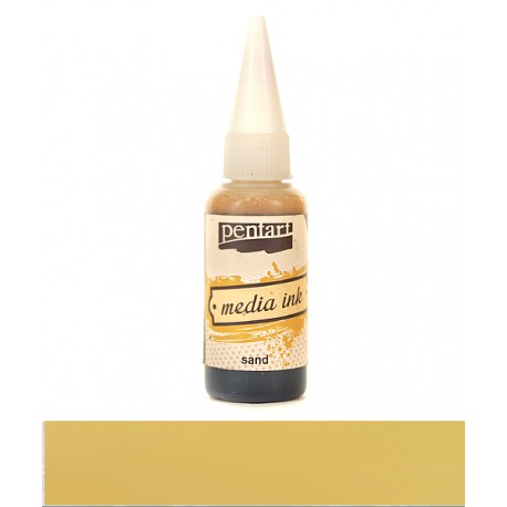 PENTART TUSZ MEDIA INK 20 ml PIASEK