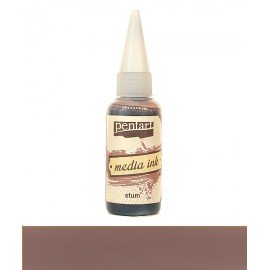 PENTART TUSZ MEDIA INK 20 ml ŚLIWKOWY